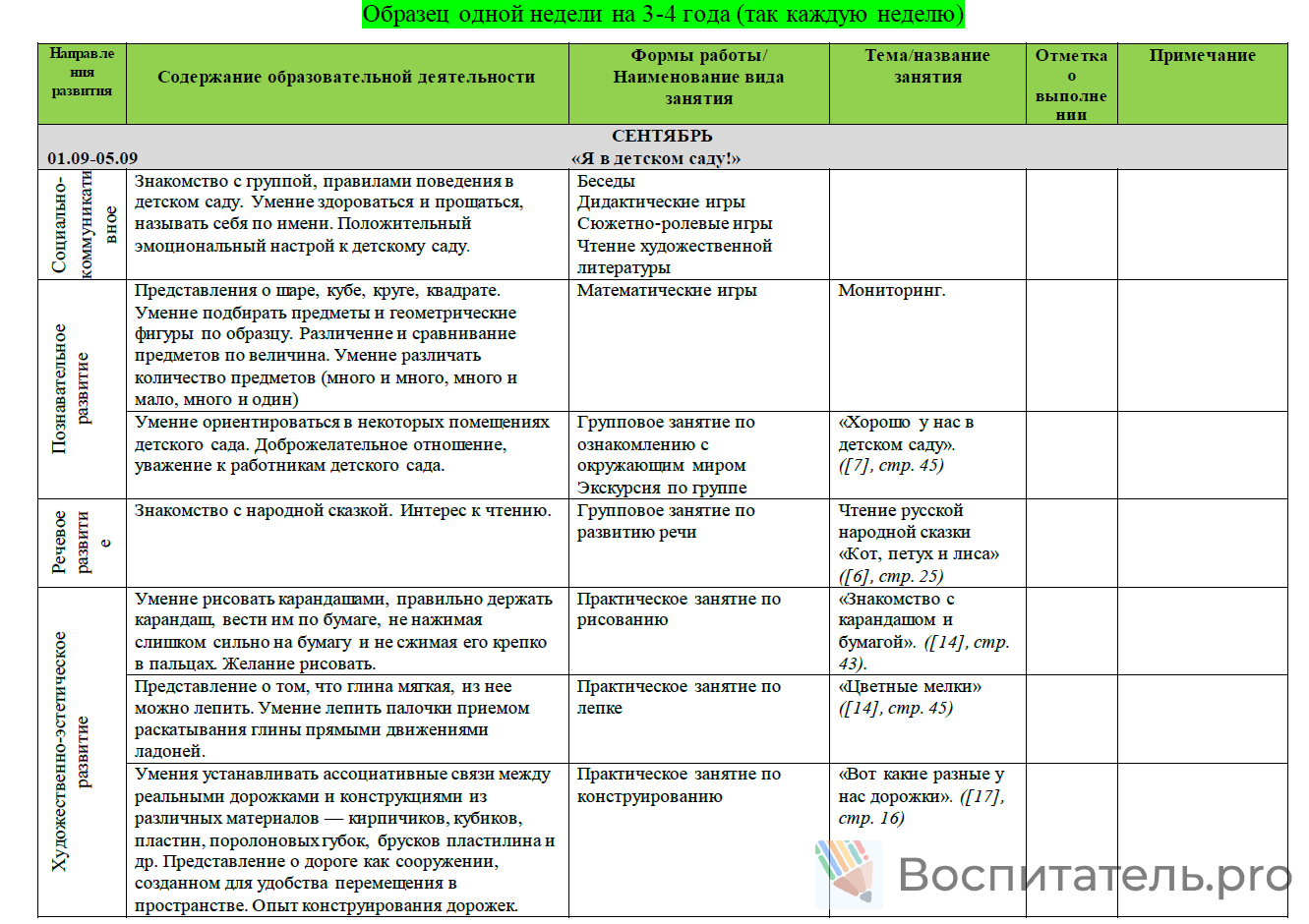 Пример материала 1